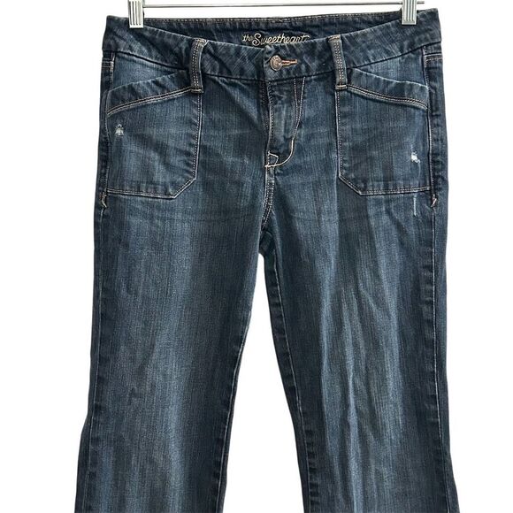 Old Navy Women's Bootcut Jeans Size 6 Blue Stretch Denim 5-Pocket - Picture 5 of 11